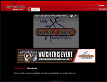 Tablet Screenshot of bluechipbasketball.com